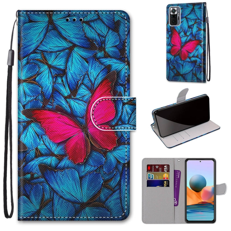 Coloured Drawing Cross Texture Horizontal Flip PU Leather Case with Holder & Card Slots & Wallet & Lanyard, For Xiaomi Redmi Note 10 Pro Max / Note 10 Pro, For Nokia 5.4
