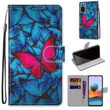 Load image into Gallery viewer, Coloured Drawing Cross Texture Horizontal Flip PU Leather Case with Holder &amp; Card Slots &amp; Wallet &amp; Lanyard, For Xiaomi Redmi Note 10 Pro Max / Note 10 Pro, For Nokia 5.4