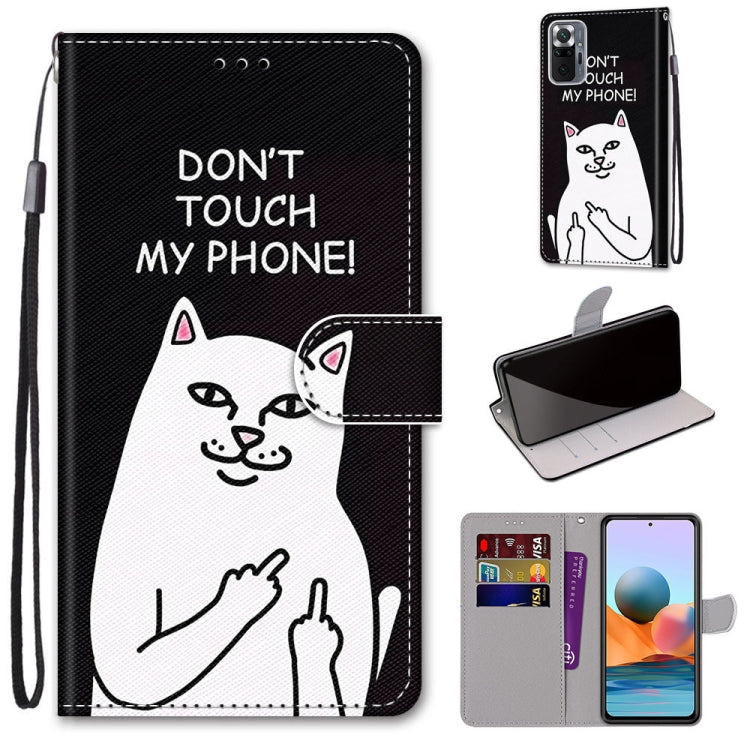 Coloured Drawing Cross Texture Horizontal Flip PU Leather Case with Holder & Card Slots & Wallet & Lanyard, For Xiaomi Redmi Note 10 Pro Max / Note 10 Pro, For Nokia 5.4