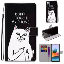 Load image into Gallery viewer, Coloured Drawing Cross Texture Horizontal Flip PU Leather Case with Holder &amp; Card Slots &amp; Wallet &amp; Lanyard, For Xiaomi Redmi Note 10 Pro Max / Note 10 Pro, For Nokia 5.4
