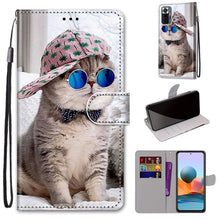 Load image into Gallery viewer, Coloured Drawing Cross Texture Horizontal Flip PU Leather Case with Holder &amp; Card Slots &amp; Wallet &amp; Lanyard, For Xiaomi Redmi Note 10 Pro Max / Note 10 Pro, For Nokia 5.4