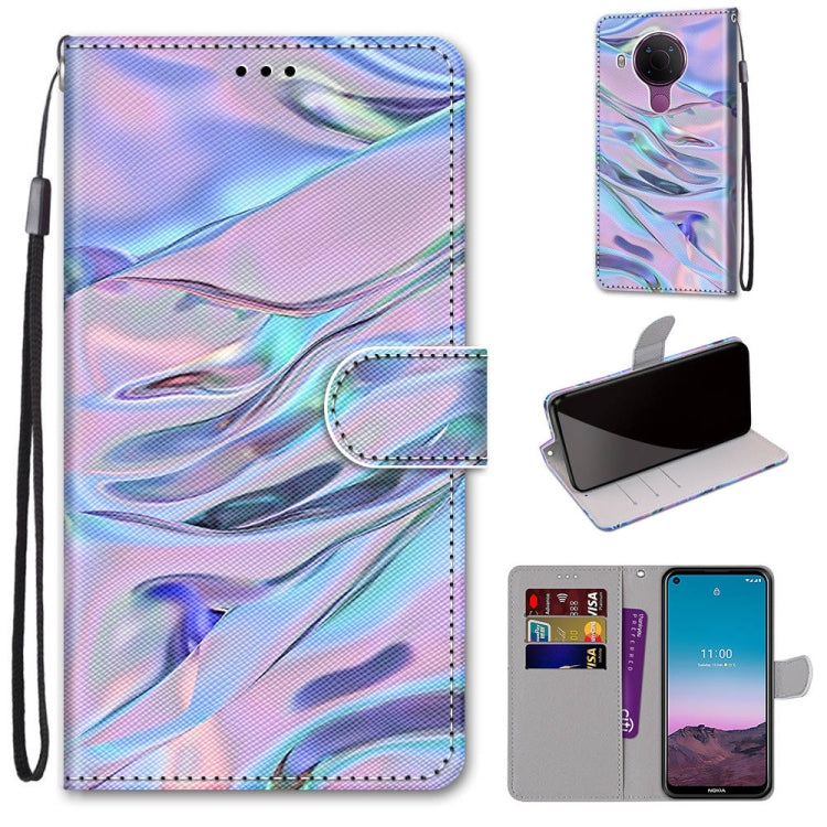 Coloured Drawing Cross Texture Horizontal Flip PU Leather Case with Holder & Card Slots & Wallet & Lanyard, For Xiaomi Redmi Note 10 Pro Max / Note 10 Pro, For Nokia 5.4