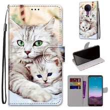 Load image into Gallery viewer, Coloured Drawing Cross Texture Horizontal Flip PU Leather Case with Holder &amp; Card Slots &amp; Wallet &amp; Lanyard, For Xiaomi Redmi Note 10 Pro Max / Note 10 Pro, For Nokia 5.4