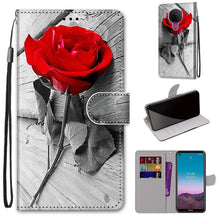 Load image into Gallery viewer, Coloured Drawing Cross Texture Horizontal Flip PU Leather Case with Holder &amp; Card Slots &amp; Wallet &amp; Lanyard, For Xiaomi Redmi Note 10 Pro Max / Note 10 Pro, For Nokia 5.4