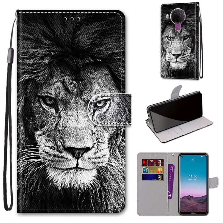 Coloured Drawing Cross Texture Horizontal Flip PU Leather Case with Holder & Card Slots & Wallet & Lanyard, For Xiaomi Redmi Note 10 Pro Max / Note 10 Pro, For Nokia 5.4