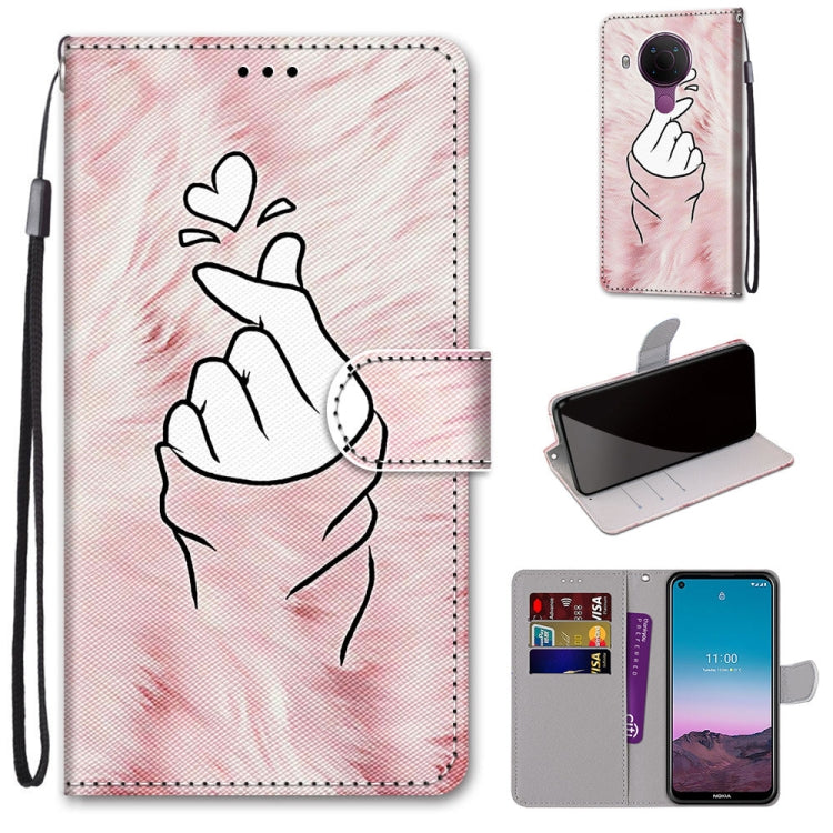 Coloured Drawing Cross Texture Horizontal Flip PU Leather Case with Holder & Card Slots & Wallet & Lanyard, For Xiaomi Redmi Note 10 Pro Max / Note 10 Pro, For Nokia 5.4