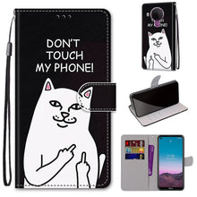 Load image into Gallery viewer, Coloured Drawing Cross Texture Horizontal Flip PU Leather Case with Holder &amp; Card Slots &amp; Wallet &amp; Lanyard, For Xiaomi Redmi Note 10 Pro Max / Note 10 Pro, For Nokia 5.4