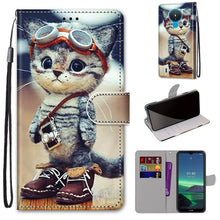Load image into Gallery viewer, Coloured Drawing Cross Texture Horizontal Flip PU Leather Case with Holder &amp; Card Slots &amp; Wallet &amp; Lanyard, For Nokia 1.4, For Samsung Galaxy A32 4G / A32 Lite