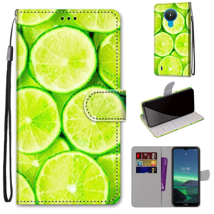 Coloured Drawing Cross Texture Horizontal Flip PU Leather Case with Holder & Card Slots & Wallet & Lanyard, For Nokia 1.4, For Samsung Galaxy A32 4G / A32 Lite