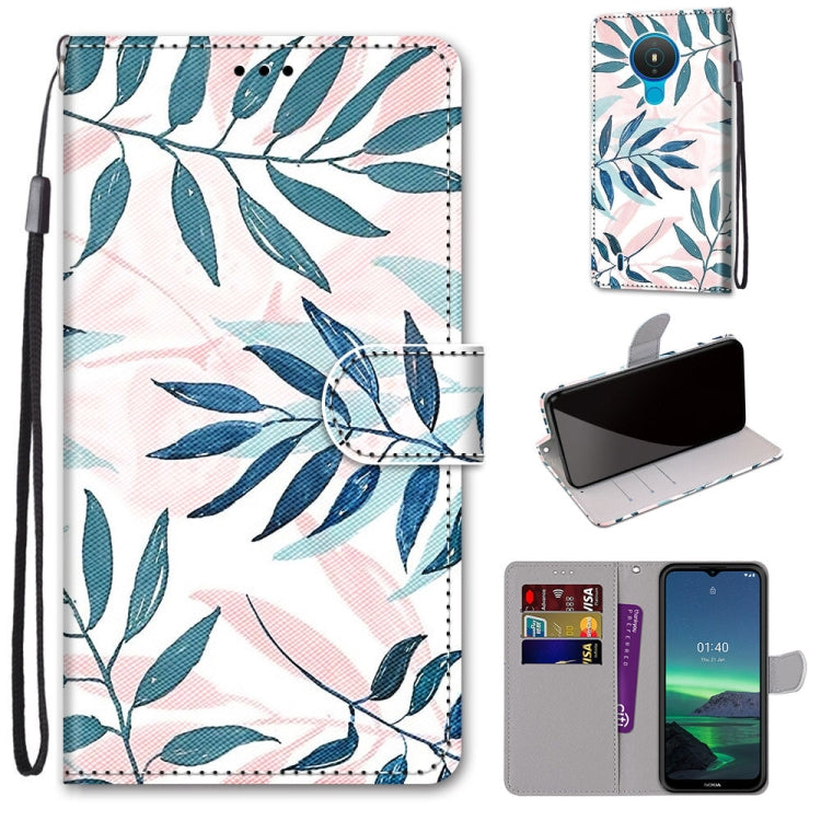 Coloured Drawing Cross Texture Horizontal Flip PU Leather Case with Holder & Card Slots & Wallet & Lanyard, For Nokia 1.4, For Samsung Galaxy A32 4G / A32 Lite
