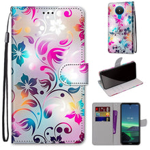 Load image into Gallery viewer, Coloured Drawing Cross Texture Horizontal Flip PU Leather Case with Holder &amp; Card Slots &amp; Wallet &amp; Lanyard, For Nokia 1.4, For Samsung Galaxy A32 4G / A32 Lite