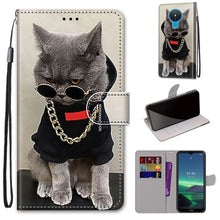Load image into Gallery viewer, Coloured Drawing Cross Texture Horizontal Flip PU Leather Case with Holder &amp; Card Slots &amp; Wallet &amp; Lanyard, For Nokia 1.4, For Samsung Galaxy A32 4G / A32 Lite