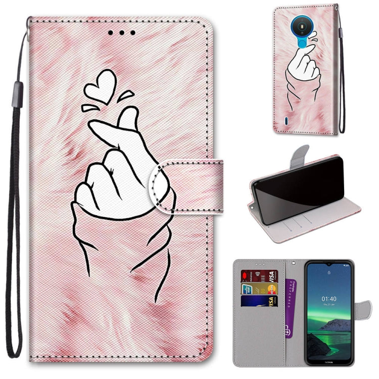 Coloured Drawing Cross Texture Horizontal Flip PU Leather Case with Holder & Card Slots & Wallet & Lanyard, For Nokia 1.4, For Samsung Galaxy A32 4G / A32 Lite