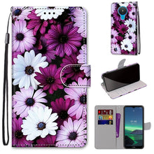 Load image into Gallery viewer, Coloured Drawing Cross Texture Horizontal Flip PU Leather Case with Holder &amp; Card Slots &amp; Wallet &amp; Lanyard, For Nokia 1.4, For Samsung Galaxy A32 4G / A32 Lite