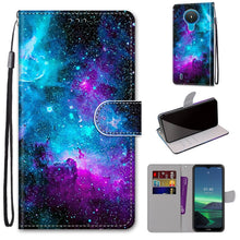 Load image into Gallery viewer, Coloured Drawing Cross Texture Horizontal Flip PU Leather Case with Holder &amp; Card Slots &amp; Wallet &amp; Lanyard, For Nokia 1.4, For Samsung Galaxy A32 4G / A32 Lite