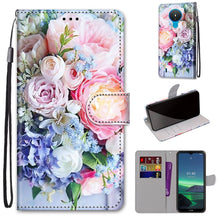 Load image into Gallery viewer, Coloured Drawing Cross Texture Horizontal Flip PU Leather Case with Holder &amp; Card Slots &amp; Wallet &amp; Lanyard, For Nokia 1.4, For Samsung Galaxy A32 4G / A32 Lite