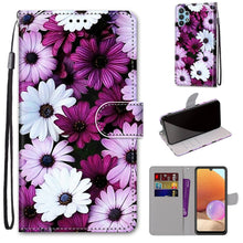 Load image into Gallery viewer, Coloured Drawing Cross Texture Horizontal Flip PU Leather Case with Holder &amp; Card Slots &amp; Wallet &amp; Lanyard, For Nokia 1.4, For Samsung Galaxy A32 4G / A32 Lite