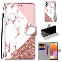 Load image into Gallery viewer, Coloured Drawing Cross Texture Horizontal Flip PU Leather Case with Holder &amp; Card Slots &amp; Wallet &amp; Lanyard, For Nokia 1.4, For Samsung Galaxy A32 4G / A32 Lite