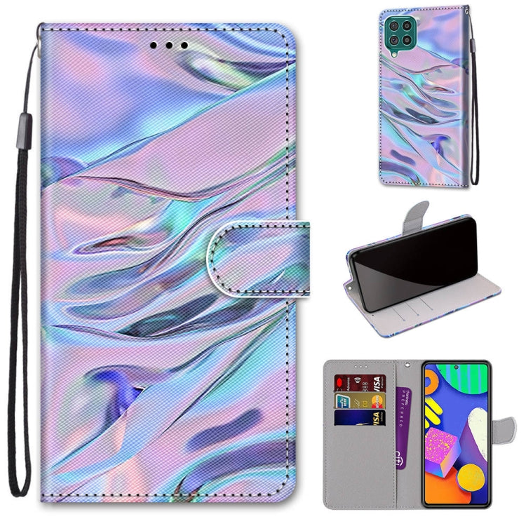 Coloured Drawing Cross Texture Horizontal Flip PU Leather Case with Holder & Card Slots & Wallet & Lanyard, For Samsung Galaxy F62 / M62, For Samsung Galaxy S21 FE