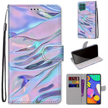 Load image into Gallery viewer, Coloured Drawing Cross Texture Horizontal Flip PU Leather Case with Holder &amp; Card Slots &amp; Wallet &amp; Lanyard, For Samsung Galaxy F62 / M62, For Samsung Galaxy S21 FE