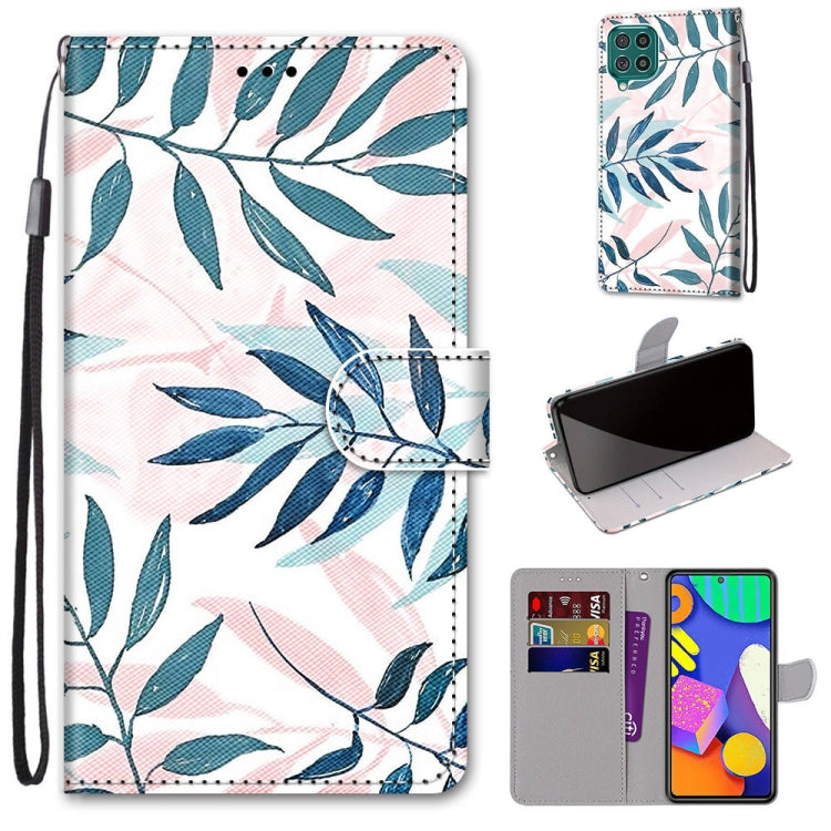 Coloured Drawing Cross Texture Horizontal Flip PU Leather Case with Holder & Card Slots & Wallet & Lanyard, For Samsung Galaxy F62 / M62, For Samsung Galaxy S21 FE