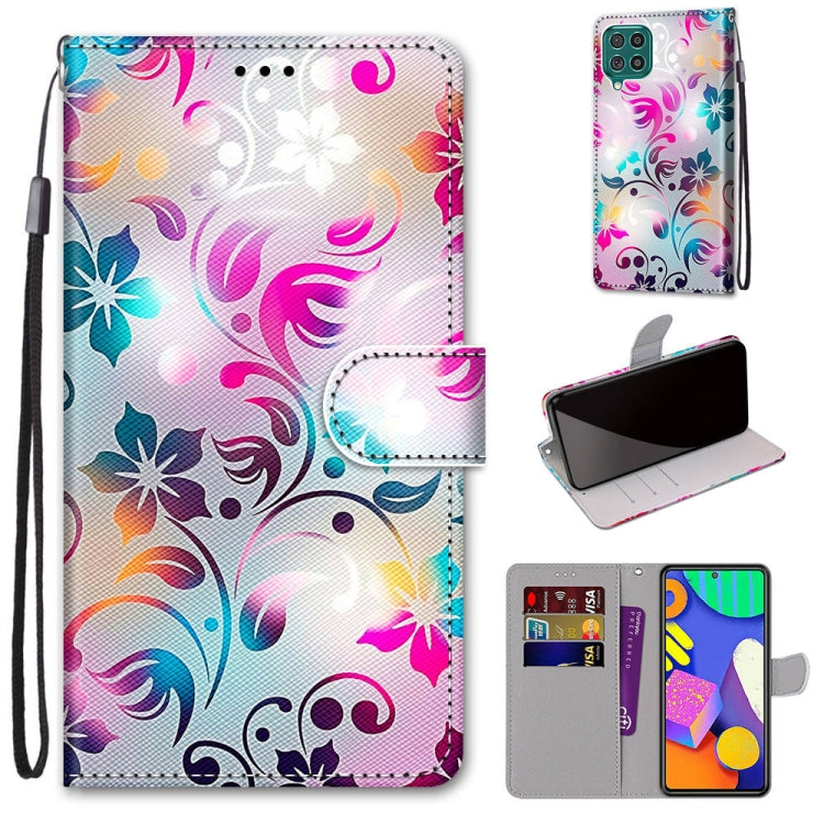 Coloured Drawing Cross Texture Horizontal Flip PU Leather Case with Holder & Card Slots & Wallet & Lanyard, For Samsung Galaxy F62 / M62, For Samsung Galaxy S21 FE