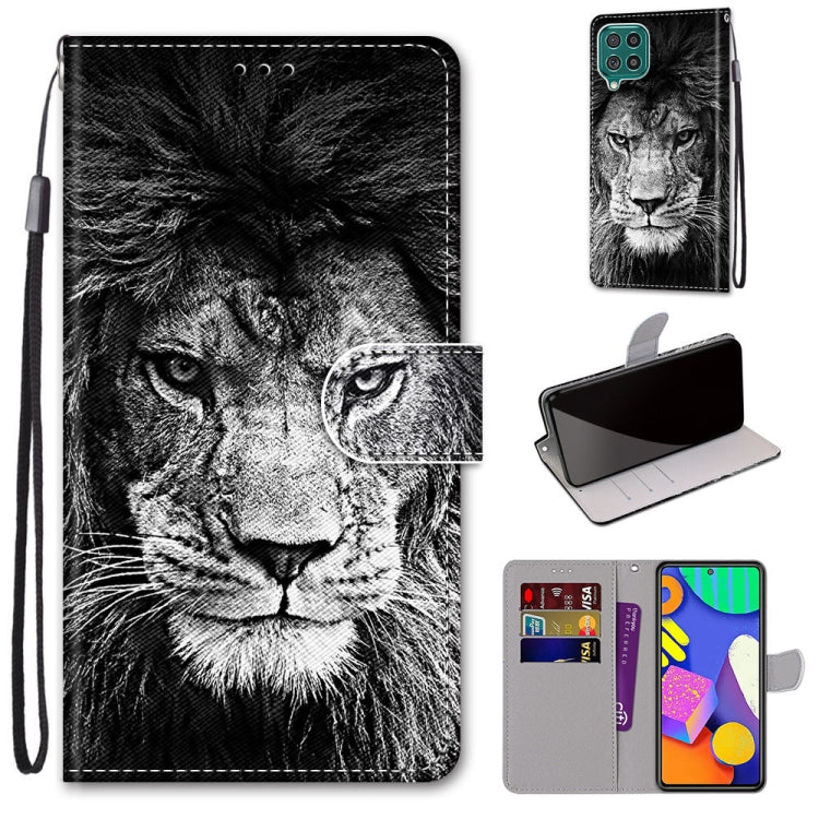 Coloured Drawing Cross Texture Horizontal Flip PU Leather Case with Holder & Card Slots & Wallet & Lanyard, For Samsung Galaxy F62 / M62, For Samsung Galaxy S21 FE