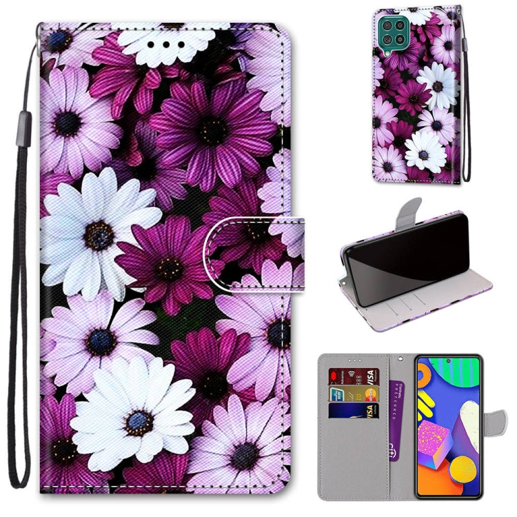 Coloured Drawing Cross Texture Horizontal Flip PU Leather Case with Holder & Card Slots & Wallet & Lanyard, For Samsung Galaxy F62 / M62, For Samsung Galaxy S21 FE
