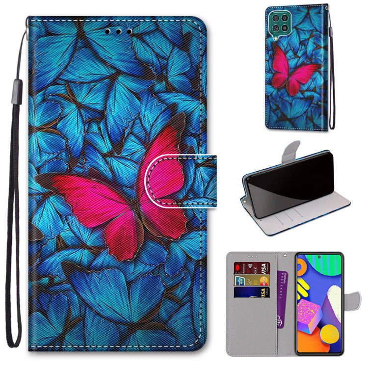 Coloured Drawing Cross Texture Horizontal Flip PU Leather Case with Holder & Card Slots & Wallet & Lanyard, For Samsung Galaxy F62 / M62, For Samsung Galaxy S21 FE