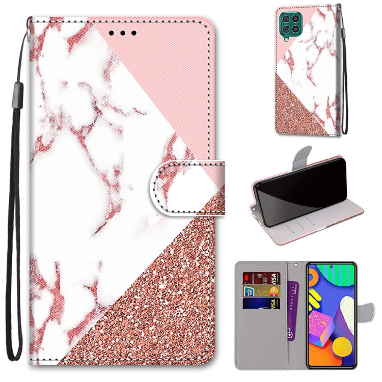 Coloured Drawing Cross Texture Horizontal Flip PU Leather Case with Holder & Card Slots & Wallet & Lanyard, For Samsung Galaxy F62 / M62, For Samsung Galaxy S21 FE