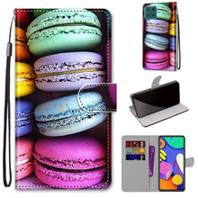 Load image into Gallery viewer, Coloured Drawing Cross Texture Horizontal Flip PU Leather Case with Holder &amp; Card Slots &amp; Wallet &amp; Lanyard, For Samsung Galaxy F62 / M62, For Samsung Galaxy S21 FE