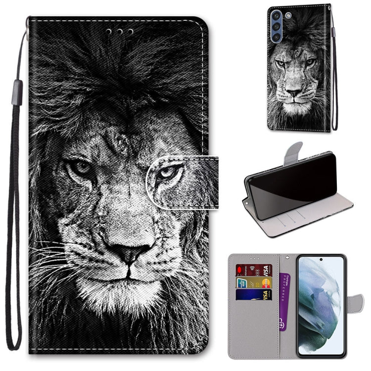 Coloured Drawing Cross Texture Horizontal Flip PU Leather Case with Holder & Card Slots & Wallet & Lanyard, For Samsung Galaxy F62 / M62, For Samsung Galaxy S21 FE