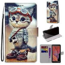 Load image into Gallery viewer, Coloured Drawing Cross Texture Horizontal Flip PU Leather Case with Holder &amp; Card Slots &amp; Wallet &amp; Lanyard, For Samsung Galaxy Xcover 5, For OPPO Realme C15 / C12 / C25 / 7i (Global)/ Narzo 20 / 30A