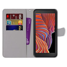 Load image into Gallery viewer, Coloured Drawing Cross Texture Horizontal Flip PU Leather Case with Holder &amp; Card Slots &amp; Wallet &amp; Lanyard, For Samsung Galaxy Xcover 5, For OPPO Realme C15 / C12 / C25 / 7i (Global)/ Narzo 20 / 30A
