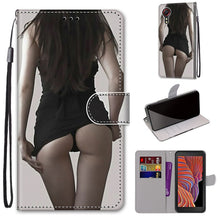 Load image into Gallery viewer, Coloured Drawing Cross Texture Horizontal Flip PU Leather Case with Holder &amp; Card Slots &amp; Wallet &amp; Lanyard, For Samsung Galaxy Xcover 5, For OPPO Realme C15 / C12 / C25 / 7i (Global)/ Narzo 20 / 30A