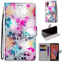 Load image into Gallery viewer, Coloured Drawing Cross Texture Horizontal Flip PU Leather Case with Holder &amp; Card Slots &amp; Wallet &amp; Lanyard, For Samsung Galaxy Xcover 5, For OPPO Realme C15 / C12 / C25 / 7i (Global)/ Narzo 20 / 30A