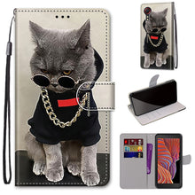 Load image into Gallery viewer, Coloured Drawing Cross Texture Horizontal Flip PU Leather Case with Holder &amp; Card Slots &amp; Wallet &amp; Lanyard, For Samsung Galaxy Xcover 5, For OPPO Realme C15 / C12 / C25 / 7i (Global)/ Narzo 20 / 30A
