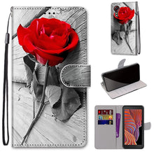 Load image into Gallery viewer, Coloured Drawing Cross Texture Horizontal Flip PU Leather Case with Holder &amp; Card Slots &amp; Wallet &amp; Lanyard, For Samsung Galaxy Xcover 5, For OPPO Realme C15 / C12 / C25 / 7i (Global)/ Narzo 20 / 30A