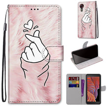 Load image into Gallery viewer, Coloured Drawing Cross Texture Horizontal Flip PU Leather Case with Holder &amp; Card Slots &amp; Wallet &amp; Lanyard, For Samsung Galaxy Xcover 5, For OPPO Realme C15 / C12 / C25 / 7i (Global)/ Narzo 20 / 30A