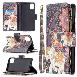 Colored Drawing Pattern Zipper Horizontal Flip Leather Case with Holder & Card Slots & Wallet, For LG K42, For Xiaomi Redmi Note 10 Pro, For Xiaomi Redmi Note 10 4G, For Samsung Galaxy A02, For Samsung Galaxy A32 4G                                     ...