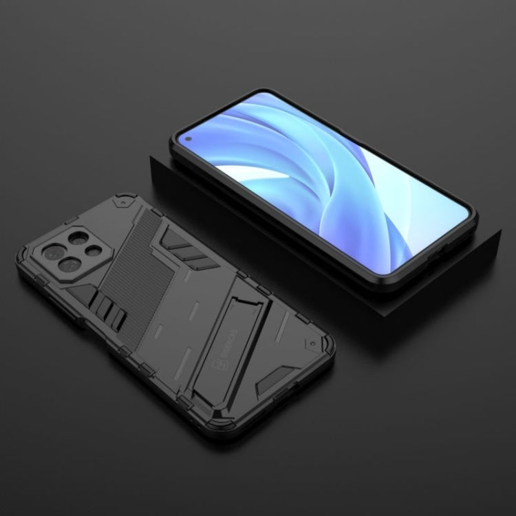 Punk Armor 2 in 1 PC + TPU Shockproof Case with Invisible Holder, For Xiaomi Mi 11 Lite