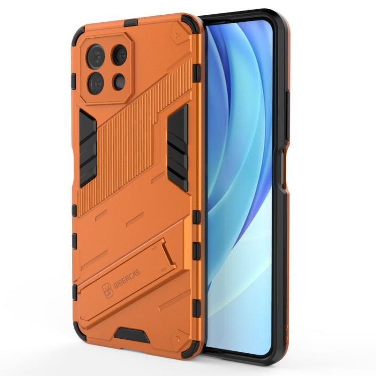 Punk Armor 2 in 1 PC + TPU Shockproof Case with Invisible Holder, For Xiaomi Mi 11 Lite