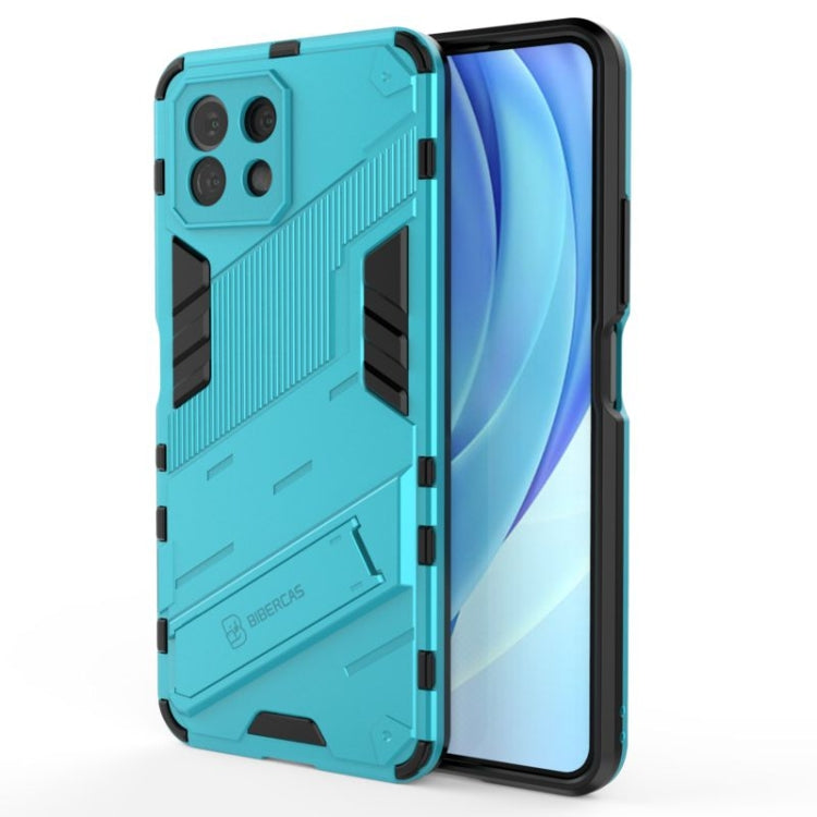 Punk Armor 2 in 1 PC + TPU Shockproof Case with Invisible Holder, For Xiaomi Mi 11 Lite