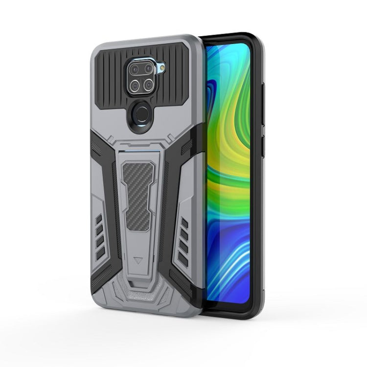 War Chariot Series Armor All-inclusive Shockproof PC + TPU Protective Case with Invisible Holder, For Xiaomi Redmi Note 9, For Xiaomi Mi 10T Lite 5G, For Xiaomi Poco X3