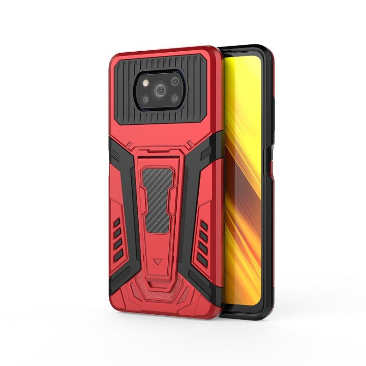 War Chariot Series Armor All-inclusive Shockproof PC + TPU Protective Case with Invisible Holder, For Xiaomi Redmi Note 9, For Xiaomi Mi 10T Lite 5G, For Xiaomi Poco X3