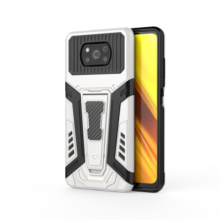 War Chariot Series Armor All-inclusive Shockproof PC + TPU Protective Case with Invisible Holder, For Xiaomi Redmi Note 9, For Xiaomi Mi 10T Lite 5G, For Xiaomi Poco X3