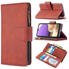 Load image into Gallery viewer, Skin Feel Detachable Magnetic Zipper Horizontal Flip PU Leather Case with Multi-Card Slots &amp; Holder &amp; Wallet &amp; Photo Frame &amp; Lanyard, For Samsung Galaxy A32 5G, For Samsung Galaxy A42, For Samsung Galaxy A52 5G / 4G, For Samsung Galaxy A72 5G / 4G     ...