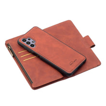 Load image into Gallery viewer, Skin Feel Detachable Magnetic Zipper Horizontal Flip PU Leather Case with Multi-Card Slots &amp; Holder &amp; Wallet &amp; Photo Frame &amp; Lanyard, For Samsung Galaxy A32 5G, For Samsung Galaxy A42, For Samsung Galaxy A52 5G / 4G, For Samsung Galaxy A72 5G / 4G     ...