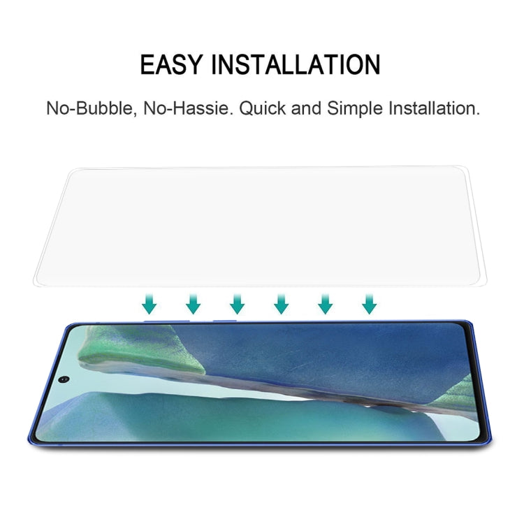 3D Curved Edge Full Screen Tempered Glass Film, For Samsung Galaxy Note20 (1 PCS)