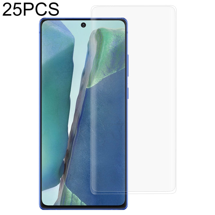 25 PCS 3D Curved Edge Full Screen Tempered Glass Film, For Samsung Galaxy Note20 (25 PCS)